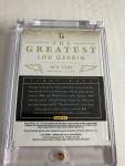 2014 Panini Immaculate Lou Gehrig Bat Card 36/49