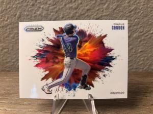 2025 Panini Prizm Charlie Condon Color Blast SSP