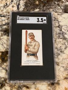 1887 Allen & Ginter Adrian Cap Anson SGC 3.5