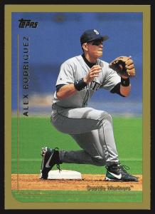 1999 Topps Alex Rodriguez Baseball Card #300