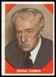 1960 Fleer Baseball Greats Kenesaw Landis Card