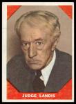 1960 Fleer Baseball Greats Kenesaw Landis Card