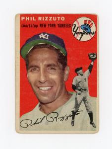 Phil Rizzuto 1954 Topps Yankees HOF Card