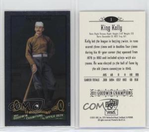 2011 Upper Deck Goodwin Champions Mini Foil King Kelly