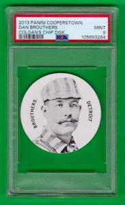 Dan Brouthers 2013 Cooperstown Colgan's PSA 8 Card