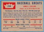 1960 Fleer Jimmy Collins Boston Red Sox Card