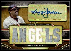 2024 Topps Triple Threads Reggie Jackson Autograph Card