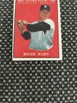 Roger Maris 1961 Topps MVP Baseball Card