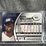 2001 E-X Essential Credentials Bernie Williams /299