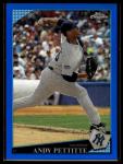 2009 Topps Chrome Andy Pettitte Blue Refractor #/199