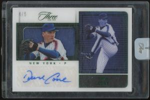 David Cone 2023 Panini Emerald Autographed Card