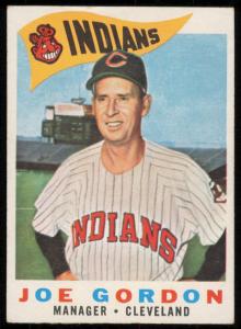 1960 Topps Joe Gordon Indians Baseball Card
