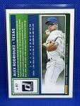 2025 Donruss ALEX RODRIGUEZ GOLD 8/10 Card