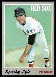 1970 Topps Sparky Lyle Red Sox Card #116