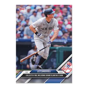 2024 Topps Now DJ LeMahieu 6 RBI Card