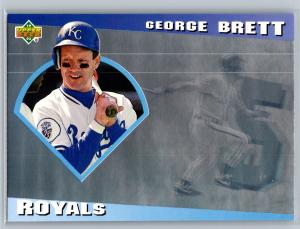 1993 Upper Deck Diamond Gallery George Brett Card