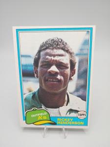 1981 Topps Rickey Henderson #261 Athletics Card