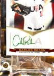 2012 Panini USA Collegiate Carlos Rodon Green Ink Auto