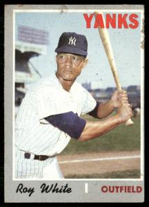 1970 Topps Roy White Yankees Baseball Card #373