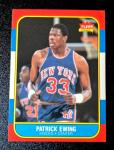 1986-87 Fleer Patrick Ewing Rookie Card #32