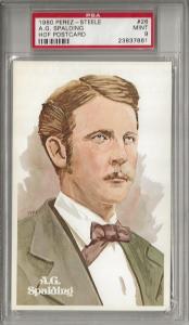 1980 Perez-Steele A.G. Spalding Hall of Fame Postcard
