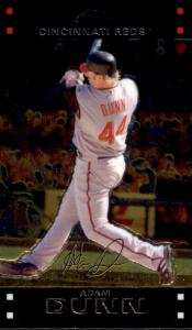 2007 Topps Chrome Adam Dunn Reds Card #225