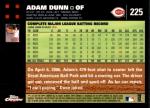 2007 Topps Chrome Adam Dunn Reds Card #225