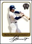 Bucky Dent 2001 Fleer Autograph Yankees Card