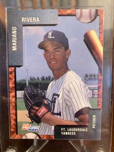 Mariano Rivera 1992 Fleer Procards Yankees Card #2611