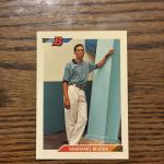 1992 Bowman Mariano Rivera Rookie Card Yankees