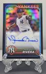 Mariano Rivera 2024 Topps Chrome Black Refractor Auto