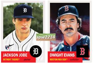 Topps Living Set Jackson Jobe & Dwight Evans
