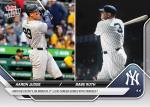 Aaron Judge and Babe Ruth 2025 Topps NOW Card