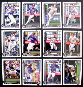 2025 Topps Series 1 Colorado Rockies Card Set