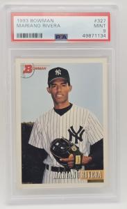 1993 Bowman Mariano Rivera #327 PSA 9 Card