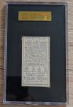 Eddie Collins 1911 T205 Gold Border Card