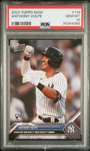 2023 Topps Now Anthony Volpe RC PSA 10