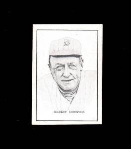 Wilbert Robinson 1950-56 Callahan Hall of Fame Card