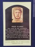 Fred Clarke Cooperstown Hall of Fame Plaque Postcard