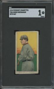 1909 T206 Roger Bresnahan HOF Baseball Card