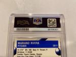 1992 Fleer Mariano Rivera Baseball Card PSA 7
