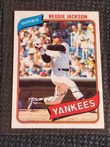 1980 Topps Reggie Jackson #600 - Great Condition