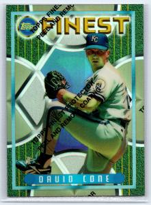 1995 Finest #99 David Cone Refractor Card