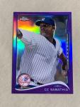 2014 Topps Chrome C.C. Sabathia #32 Purple Refractor