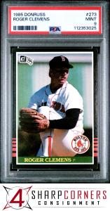 1985 Donruss Roger Clemens Rookie Card PSA 9