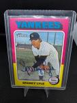 2024 Topps Heritage Sparky Lyle Autograph Card