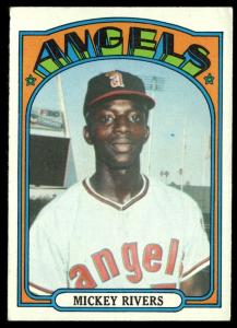 1972 Topps Mickey Rivers Rookie Card #272