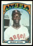 1972 Topps Mickey Rivers Rookie Card #272