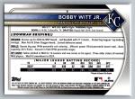 2025 Bowman Chrome Bobby Witt Jr. Card #7