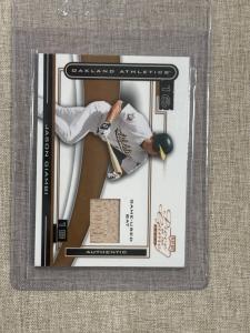 2003 Jason Giambi Playoff Piece of the Game Card